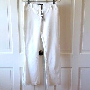 NWT HARVE BENARD WHITE BOOTCUT/FLARE PANTS SIZE 8